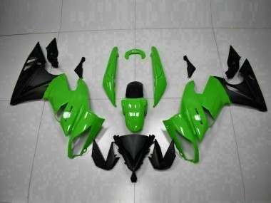 ABS Moto Plástico Kawasaki EX650 2009-2011 - Verde Negro