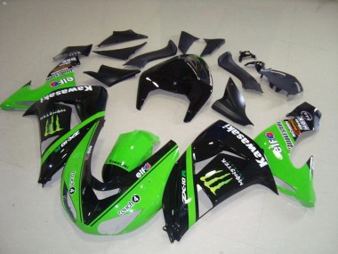 ABS Moto Plástico Kawasaki ZX10R 2006-2007 - Verde Monster