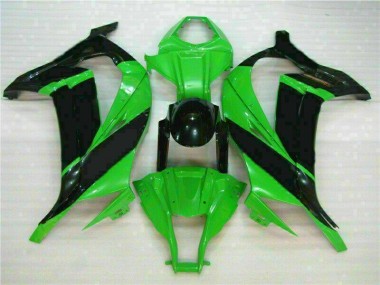ABS Moto Plástico Kawasaki ZX10R 2011-2015 - Verde Negro