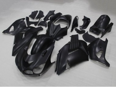 ABS Moto Plástico Kawasaki ZX14R ZZR 1400 2006-2011 - Negro Mate