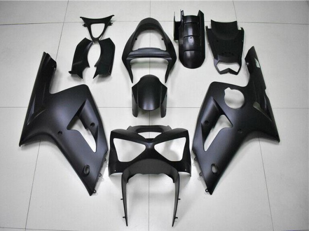 ABS Moto Plástico Kawasaki ZX6R 2003-2004 - Negro Mate ABS Moto Plástico Kawasaki ZX6R 2003-2004 - Negro Mate