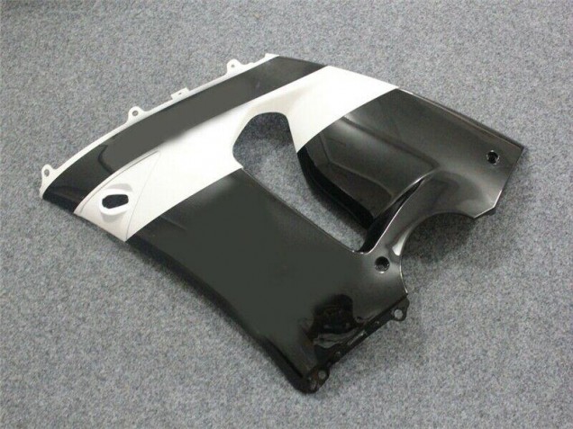 ABS Moto Plástico Kawasaki ZX6R 2005-2006 - Negro Blanco ABS Moto Plástico Kawasaki ZX6R 2005-2006 - Negro Blanco