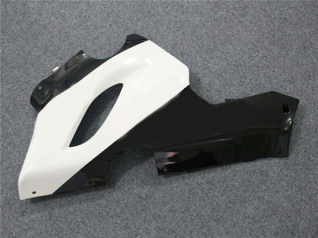 ABS Moto Plástico Kawasaki ZX6R 2005-2006 - Negro Blanco ABS Moto Plástico Kawasaki ZX6R 2005-2006 - Negro Blanco
