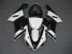 ABS Moto Plástico Kawasaki ZX6R 2005-2006 - Negro Blanco ABS Moto Plástico Kawasaki ZX6R 2005-2006 - Negro Blanco