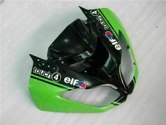 ABS Moto Plástico Kawasaki ZX6R 2009-2012 - Verde Negro ABS Moto Plástico Kawasaki ZX6R 2009-2012 - Verde Negro