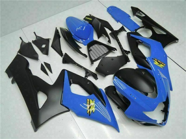 ABS Moto Plástico Suzuki GSXR 1000 K5 2005-2006 - Azul Negro ABS Moto Plástico Suzuki GSXR 1000 K5 2005-2006 - Azul Negro