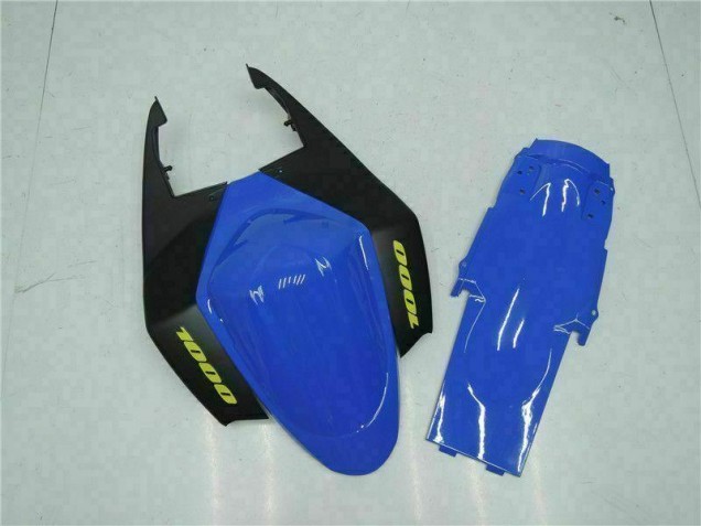 ABS Moto Plástico Suzuki GSXR 1000 K5 2005-2006 - Azul Negro ABS Moto Plástico Suzuki GSXR 1000 K5 2005-2006 - Azul Negro