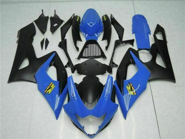 ABS Moto Plástico Suzuki GSXR 1000 K5 2005-2006 - Azul Negro ABS Moto Plástico Suzuki GSXR 1000 K5 2005-2006 - Azul Negro