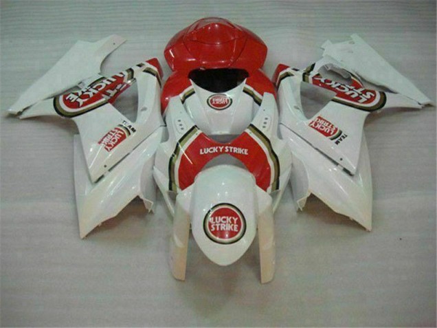 ABS Moto Plástico Suzuki GSXR 1000 K7 2007-2008 - Rojo Blanco ABS Moto Plástico Suzuki GSXR 1000 K7 2007-2008 - Rojo Blanco
