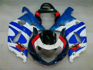 ABS Moto Plástico Suzuki GSXR 600 / 750 K1 K2 K3 2001-2003 - Azul