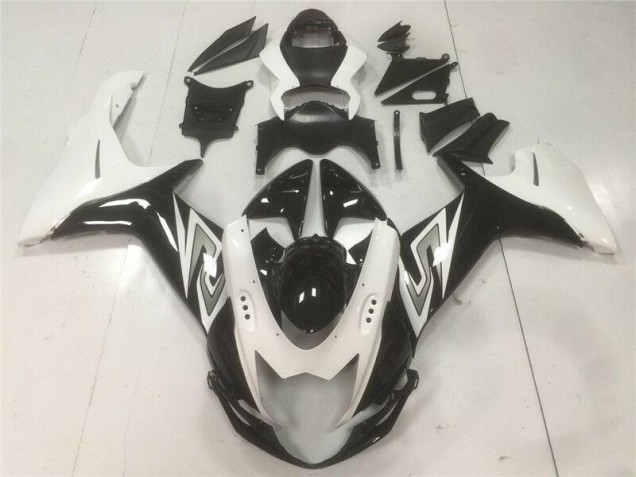 ABS Moto Plástico Suzuki GSXR 600 / 750 K11 2011-2021 - Negro Blanco