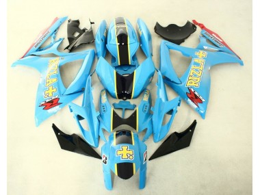 ABS Moto Plástico Suzuki GSXR 600 / 750 K6 2006-2007 - Azul Negro