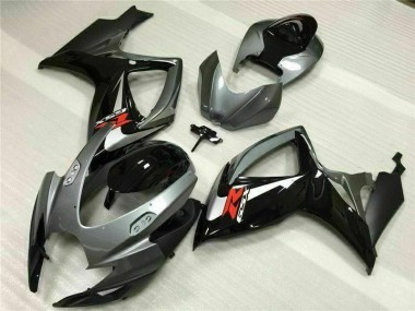 ABS Moto Plástico Suzuki GSXR 600 / 750 K6 2006-2007 - Plata Gris