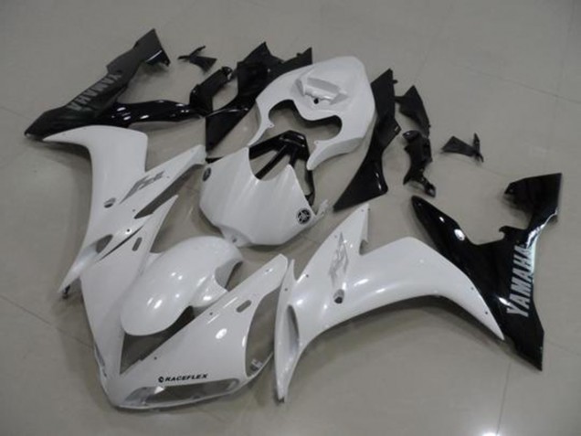 ABS Moto Plástico Yamaha R1 2004-2006 - Blanco Negro ABS Moto Plástico Yamaha R1 2004-2006 - Blanco Negro