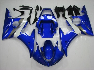 ABS Moto Plástico Yamaha R6 2003-2005 - Azul Blanco
