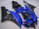 ABS Moto Plástico Yamaha R6 2006-2007 - Azul Negro ABS Moto Plástico Yamaha R6 2006-2007 - Azul Negro