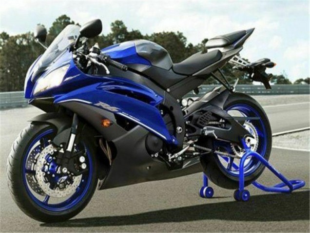 ABS Moto Plástico Yamaha R6 2006-2007 - Azul Negro ABS Moto Plástico Yamaha R6 2006-2007 - Azul Negro