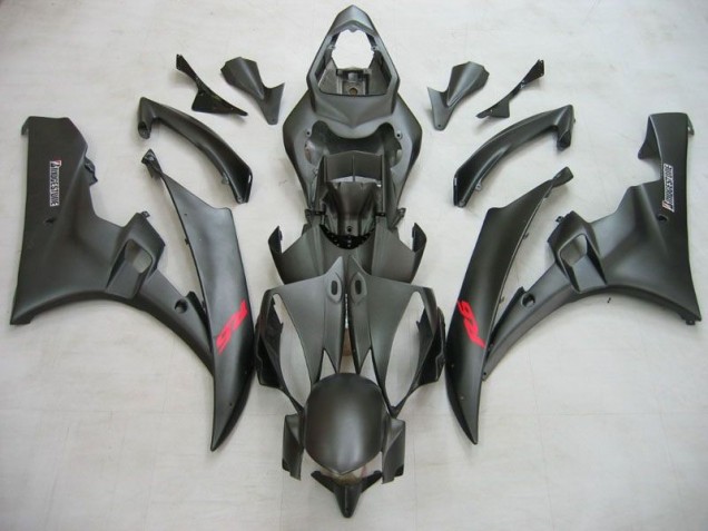 ABS Moto Plástico Yamaha R6 2006-2007 - Negro Mate ABS Moto Plástico Yamaha R6 2006-2007 - Negro Mate