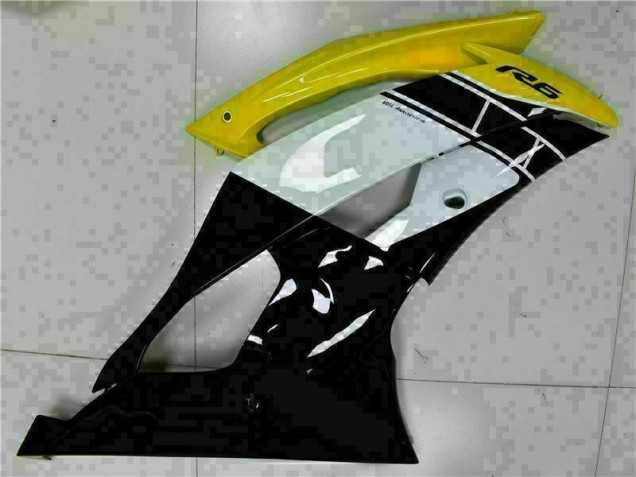 ABS Moto Plástico Yamaha R6 2008-2016 - Amarillo Negro ABS Moto Plástico Yamaha R6 2008-2016 - Amarillo Negro