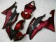 ABS Moto Plástico Yamaha R6 2008-2016 - Rojo Negro ABS Moto Plástico Yamaha R6 2008-2016 - Rojo Negro