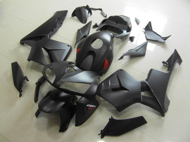 ABS Moto Plásticos Honda CBR 600 RR 2005-2006 - Negro Rojo ABS Moto Plásticos Honda CBR 600 RR 2005-2006 - Negro Rojo