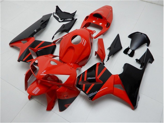 ABS Moto Plásticos Honda CBR 600 RR 2005-2006 - Rojo Negro ABS Moto Plásticos Honda CBR 600 RR 2005-2006 - Rojo Negro