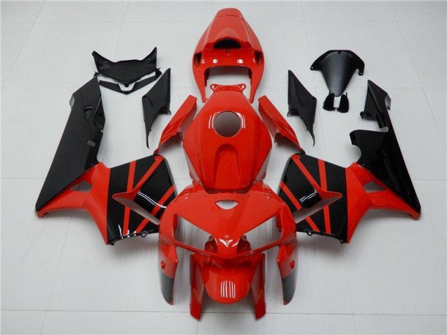 ABS Moto Plásticos Honda CBR 600 RR 2005-2006 - Rojo Negro ABS Moto Plásticos Honda CBR 600 RR 2005-2006 - Rojo Negro