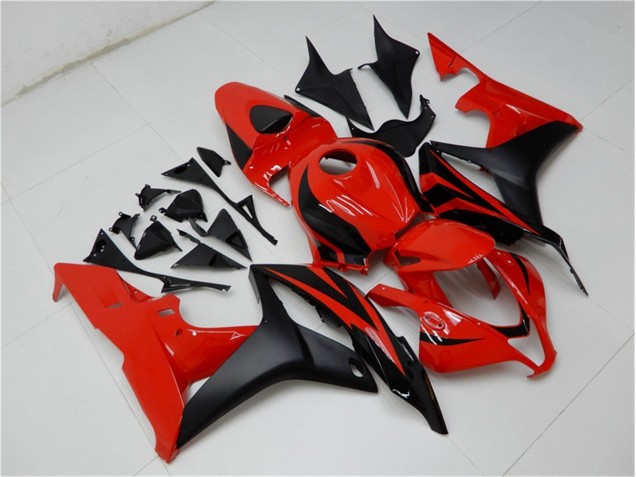 ABS Moto Plásticos Honda CBR 600 RR 2007-2008 - Negro Rojo ABS Moto Plásticos Honda CBR 600 RR 2007-2008 - Negro Rojo