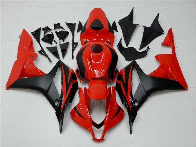 ABS Moto Plásticos Honda CBR 600 RR 2007-2008 - Negro Rojo ABS Moto Plásticos Honda CBR 600 RR 2007-2008 - Negro Rojo