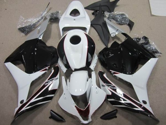 ABS Moto Plásticos Honda CBR 600 RR 2009-2012 - Negro Blanco ABS Moto Plásticos Honda CBR 600 RR 2009-2012 - Negro Blanco