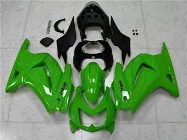 ABS Moto Plásticos Kawasaki EX250 2008-2012 - Verde Negro Ninja
