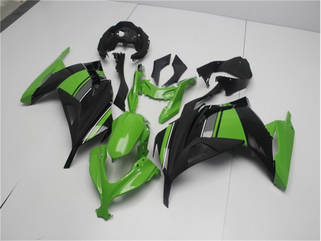 ABS Moto Plásticos Kawasaki EX300 2013-2016 - Verde Negro ABS Moto Plásticos Kawasaki EX300 2013-2016 - Verde Negro