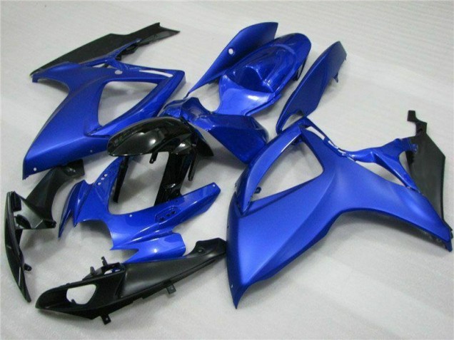 ABS Moto Plásticos Suzuki GSXR 600 / 750 K6 2006-2007 - Azul Negro ABS Moto Plásticos Suzuki GSXR 600 / 750 K6 2006-2007 - Azul Negro