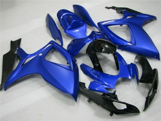 ABS Moto Plásticos Suzuki GSXR 600 / 750 K6 2006-2007 - Azul Negro ABS Moto Plásticos Suzuki GSXR 600 / 750 K6 2006-2007 - Azul Negro