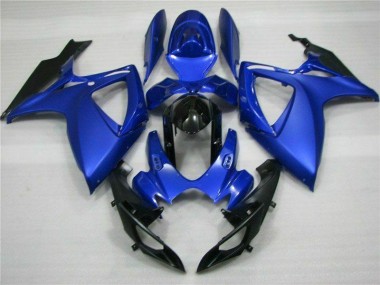 ABS Moto Plásticos Suzuki GSXR 600 / 750 K6 2006-2007 - Azul Negro
