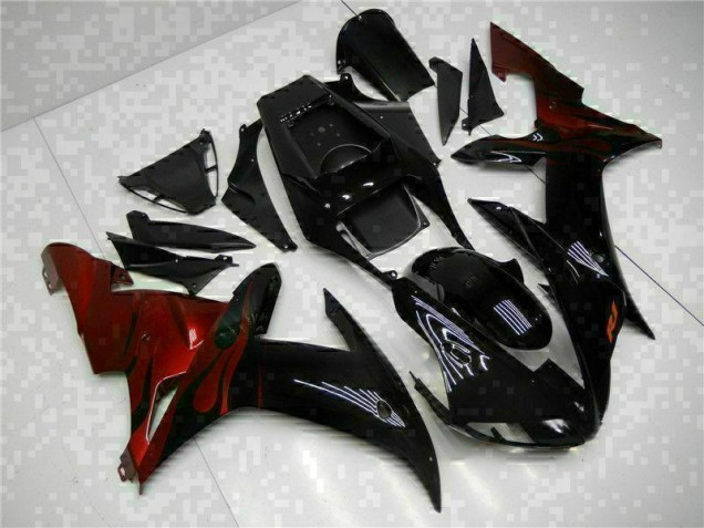 ABS Moto Plásticos Yamaha R1 2002-2003 - Negro ABS Moto Plásticos Yamaha R1 2002-2003 - Negro
