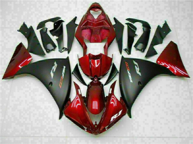 ABS Moto Plásticos Yamaha R1 2009-2011 - Rojo Negro ABS Moto Plásticos Yamaha R1 2009-2011 - Rojo Negro