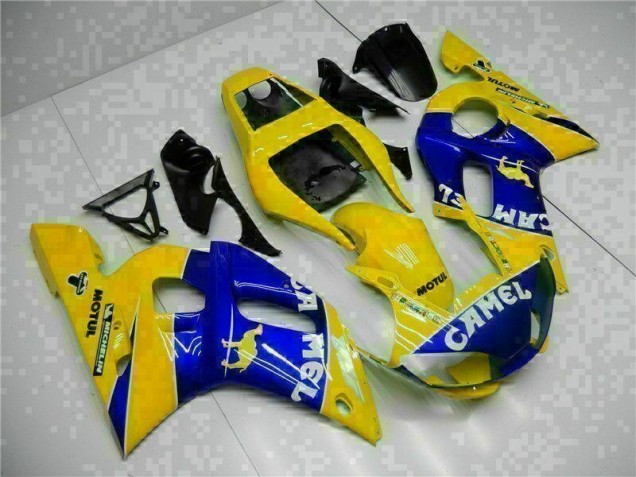 ABS Moto Plásticos Yamaha R6 1998-2002 - Amarillo Azul ABS Moto Plásticos Yamaha R6 1998-2002 - Amarillo Azul