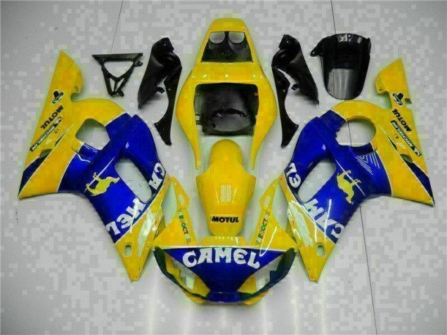 ABS Moto Plásticos Yamaha R6 1998-2002 - Amarillo Azul ABS Moto Plásticos Yamaha R6 1998-2002 - Amarillo Azul
