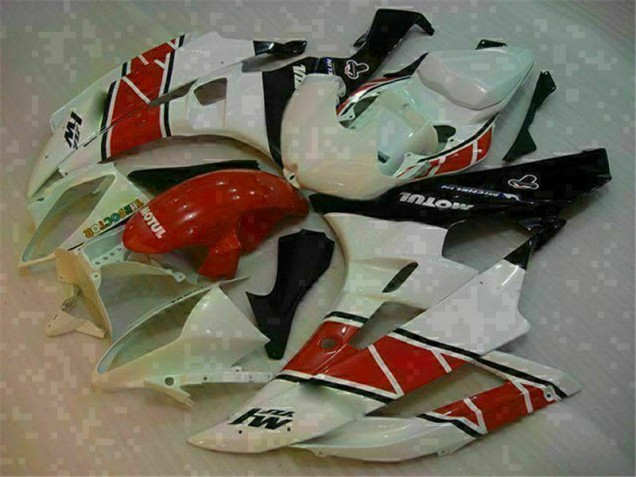 ABS Moto Plásticos Yamaha R6 2006-2007 - Rojo Blanco ABS Moto Plásticos Yamaha R6 2006-2007 - Rojo Blanco