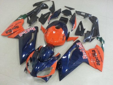 Carenado Moto Aprilia RS 125 2006-2011 - Naranja & Oscuro Azul