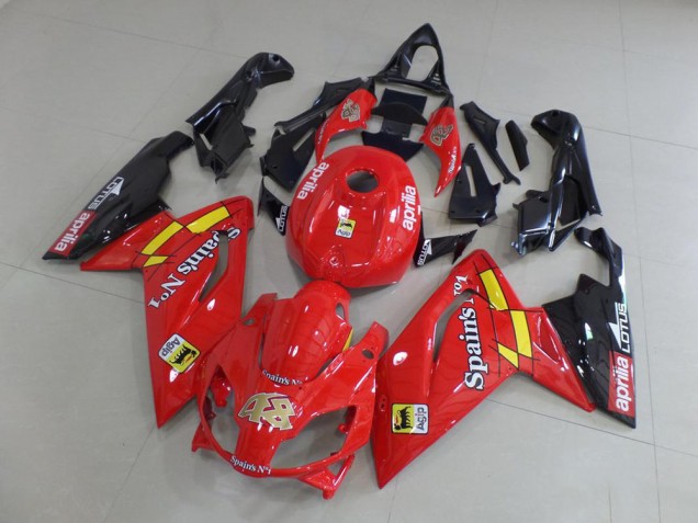 Carenado Moto Aprilia RS 125 2006-2011 - Rojo & Negro Carenado Moto Aprilia RS 125 2006-2011 - Rojo & Negro