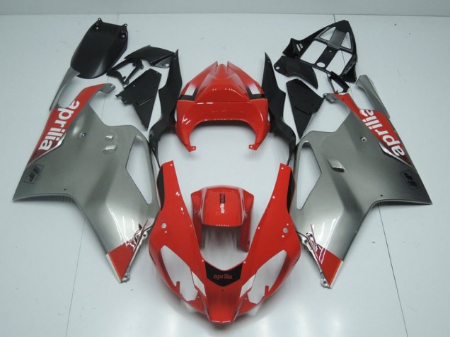Carenado Moto Aprilia RSV 1000 2003-2006 - Plata & Rojo Carenado Moto Aprilia RSV 1000 2003-2006 - Plata & Rojo