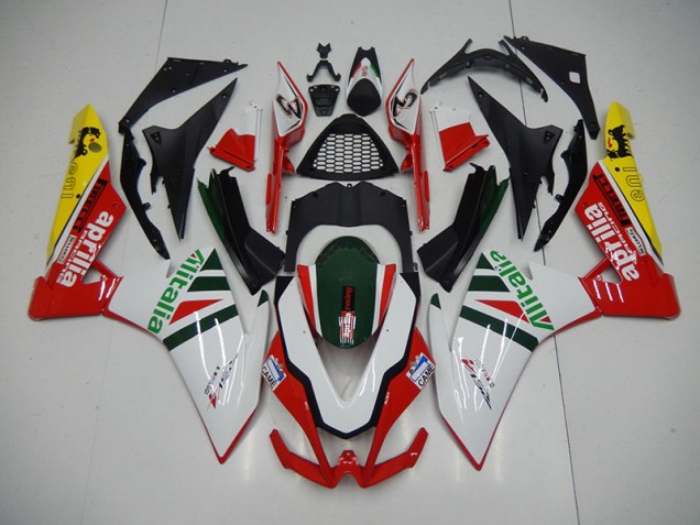 Carenado Moto Aprilia RSV4 2009-2015 - Blanco Rojo Alitalia Carenado Moto Aprilia RSV4 2009-2015 - Blanco Rojo Alitalia