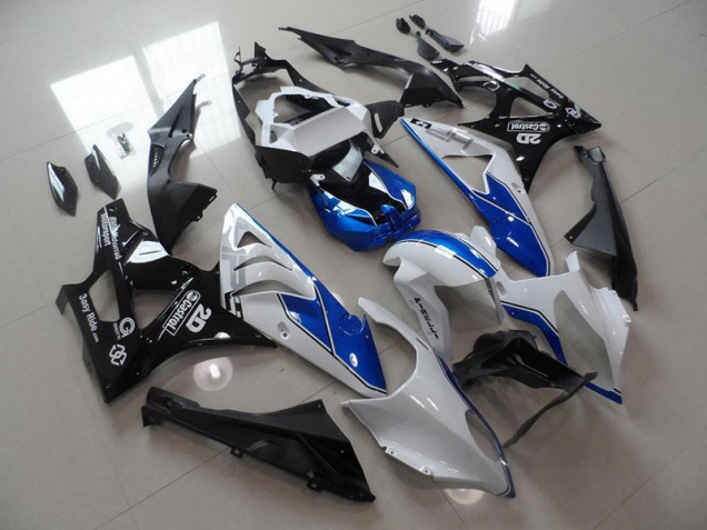Carenado Moto BMW S1000RR 2009-2014 - Blanco Azul Negro Carenado Moto BMW S1000RR 2009-2014 - Blanco Azul Negro