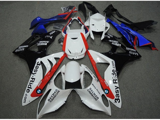 Carenado Moto BMW S1000RR 2009-2014 - Blanco Azul Rojo Carenado Moto BMW S1000RR 2009-2014 - Blanco Azul Rojo