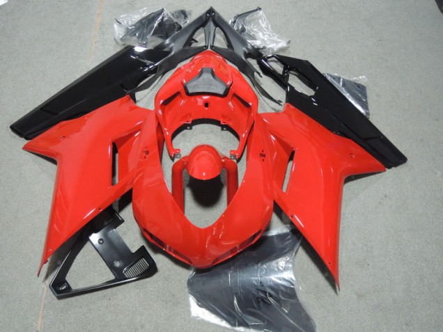 Carenado Moto Ducati 1098 2007-2014 - Rojo Negro Carenado Moto Ducati 1098 2007-2014 - Rojo Negro