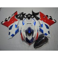 Carenado Moto Ducati 1199 2011-2014 - Blanco Azul Rojo