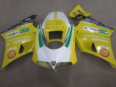 Carenado Moto Ducati 748 1993-2005 - Amarillo Shell Info Strrda