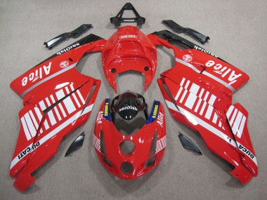 Carenado Moto Ducati 749 2005-2006 - Rojo Blanco Alice Sandisk